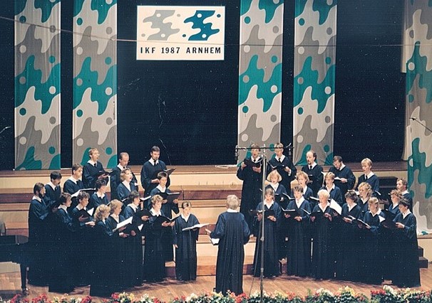 koorfoto 8. internationaal koorfestival 1987